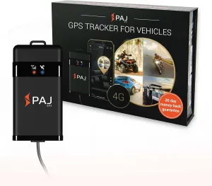 PAJ GPS Vehicle Finder 4G 2.0 - Real-Time GPS Tracker Device for Car, Motorcycles, Trucks, Bike - Direct Connection to Vehicle Battery (9-75V) - Tracking Devices with Alerts - Subscription Required