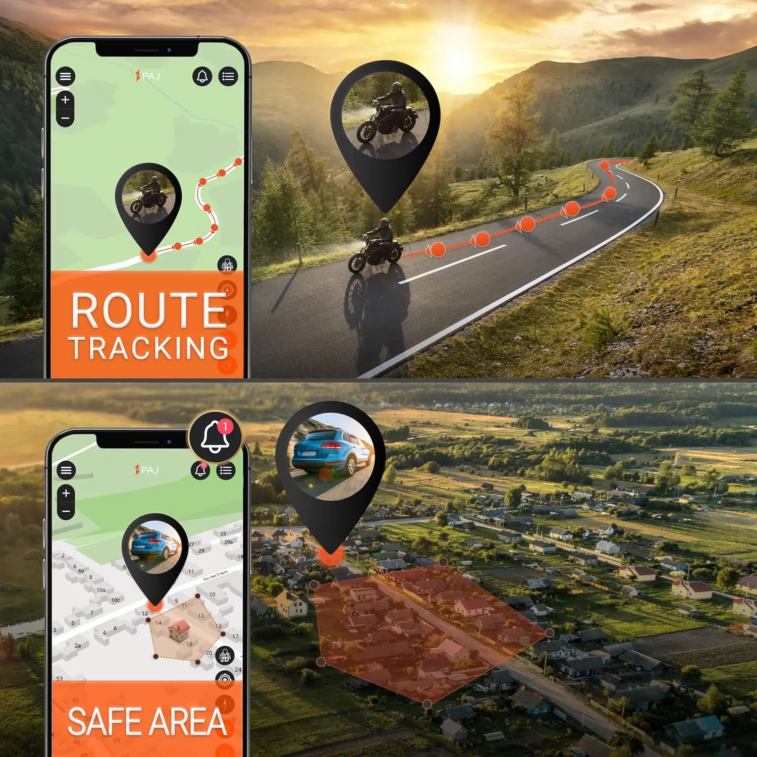 PAJ GPS Vehicle Finder 4G 2.0 - Real-Time GPS Tracker Device for Car, Motorcycles, Trucks, Bike - Direct Connection to Vehicle Battery (9-75V) - Tracking Devices with Alerts - Subscription Required