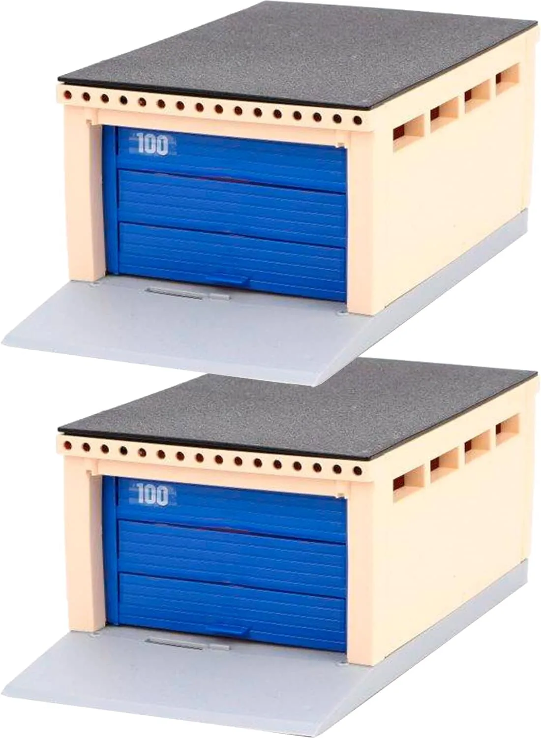 Parking Car Garage for Cars - Car Storage - Garages with Doors - Model Car Garage for 1/32 1/36 1/43 Scale Cars