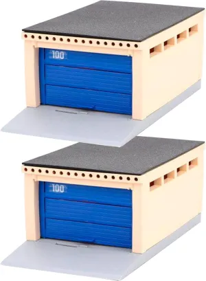 Parking Car Garage for Cars - Car Storage - Garages with Doors - Model Car Garage for 1/32 1/36 1/43 Scale Cars