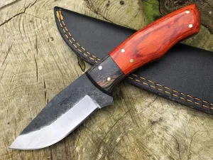 Perkin PK666 Handmade Fixed Blade Hunting Knives with Sheath-Full Tang Bushcraft Fixed-Blade Knife for Outdoor, Camping, Survival Tactical, Fighting, Hiking-Unisex Adults