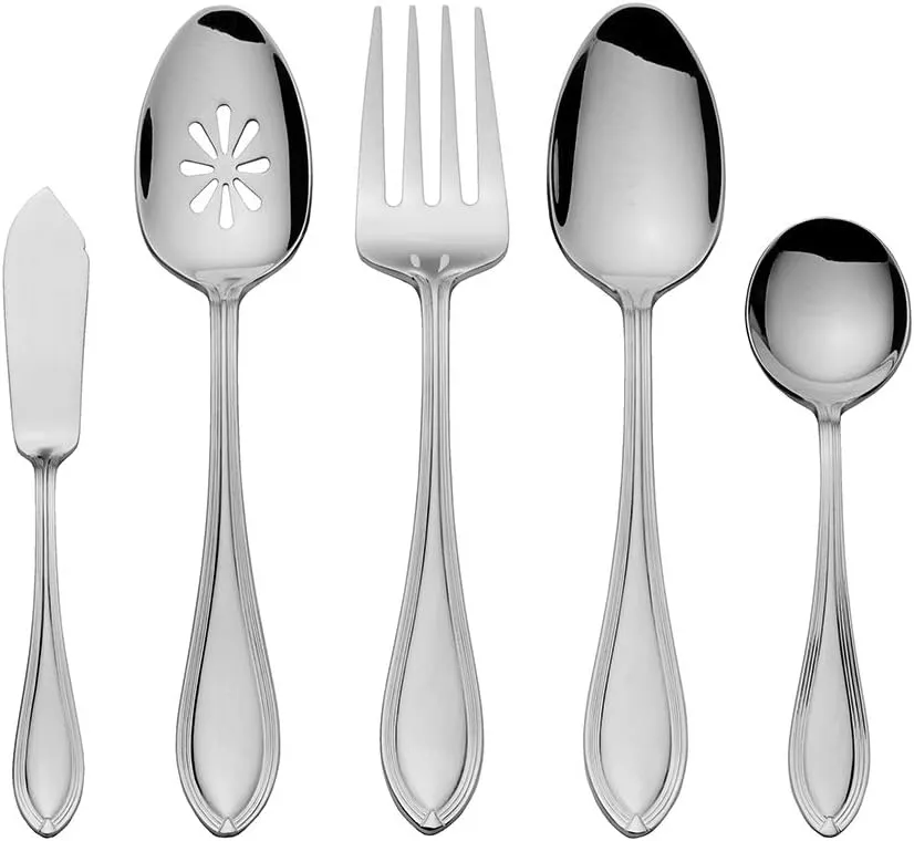 Pfaltzgraff Randall Flatware Set, 45-Piece, Stainless Steel