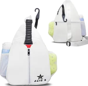 Pickleball Bag - Stylish and Versatile Pickleball Backpack for Men & Women, Adjustable Sling Shoulder Sports Backpack