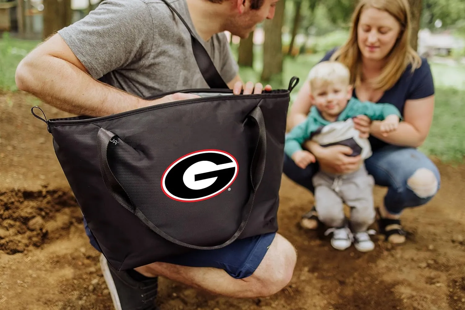 PICNIC TIME NCAA Unisex-Adult NCAA Tarana Lunch Bag with Utensil Set, Recycled Material, Lunch Box, Cooler Bag