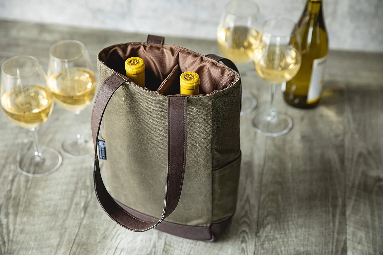 PICNIC TIME NFL 2 Bottle Insulated Wine Cooler Bag