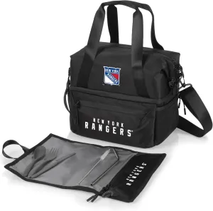 PICNIC TIME NHL Tarana Lunch Bag Cooler with Utensils made from Recycled Material, Lunch Box with Picnic Set, Upcycled Lunch Cooler Bag