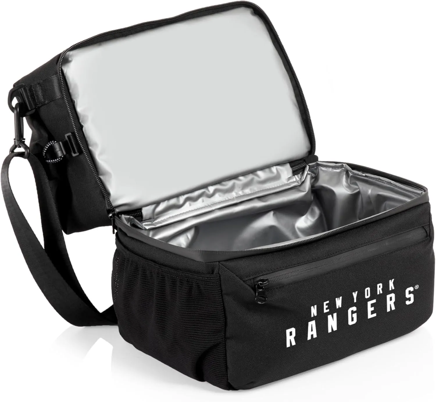 PICNIC TIME NHL Tarana Lunch Bag Cooler with Utensils made from Recycled Material, Lunch Box with Picnic Set, Upcycled Lunch Cooler Bag