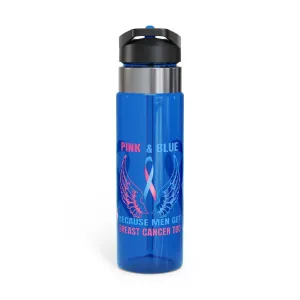 PINK & BLUE Sport Bottle, 20oz