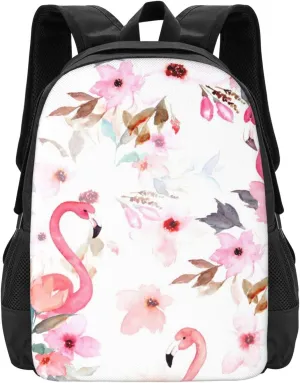 Pink Flamingo Lightweight Packable Backpack Travel Casual Large Capacity Daypack Foldable Backpack For Men Women