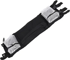 POCREATION 600D Oxford Fabric Golfing Cart Overhead Storage Organizer Bag, Large Capacity Portable Ceiling Storage Bag Black, Lightweight and Portable for Camping Trips