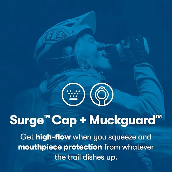 Polar Bottle Breakaway Muck Insulated, Zipper - Moss, 600ml 20oz, Surge Cap   Muckguard