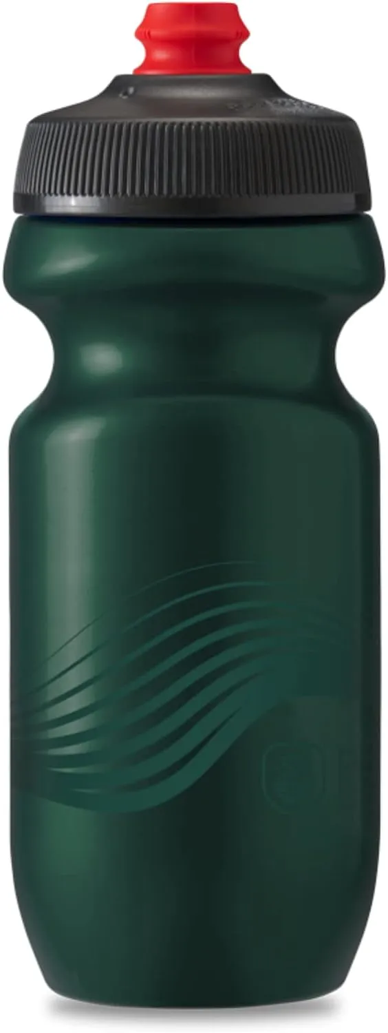 Polar Bottle Breakaway Single Wall by HydraPak (20oz, 24oz, 30oz) - BPA-Free, Cycling & Sports Squeeze Bottle