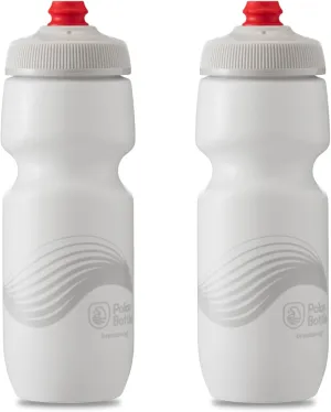 Polar Bottle Breakaway Single Wall by HydraPak (20oz, 24oz, 30oz) - BPA-Free, Cycling & Sports Squeeze Bottle