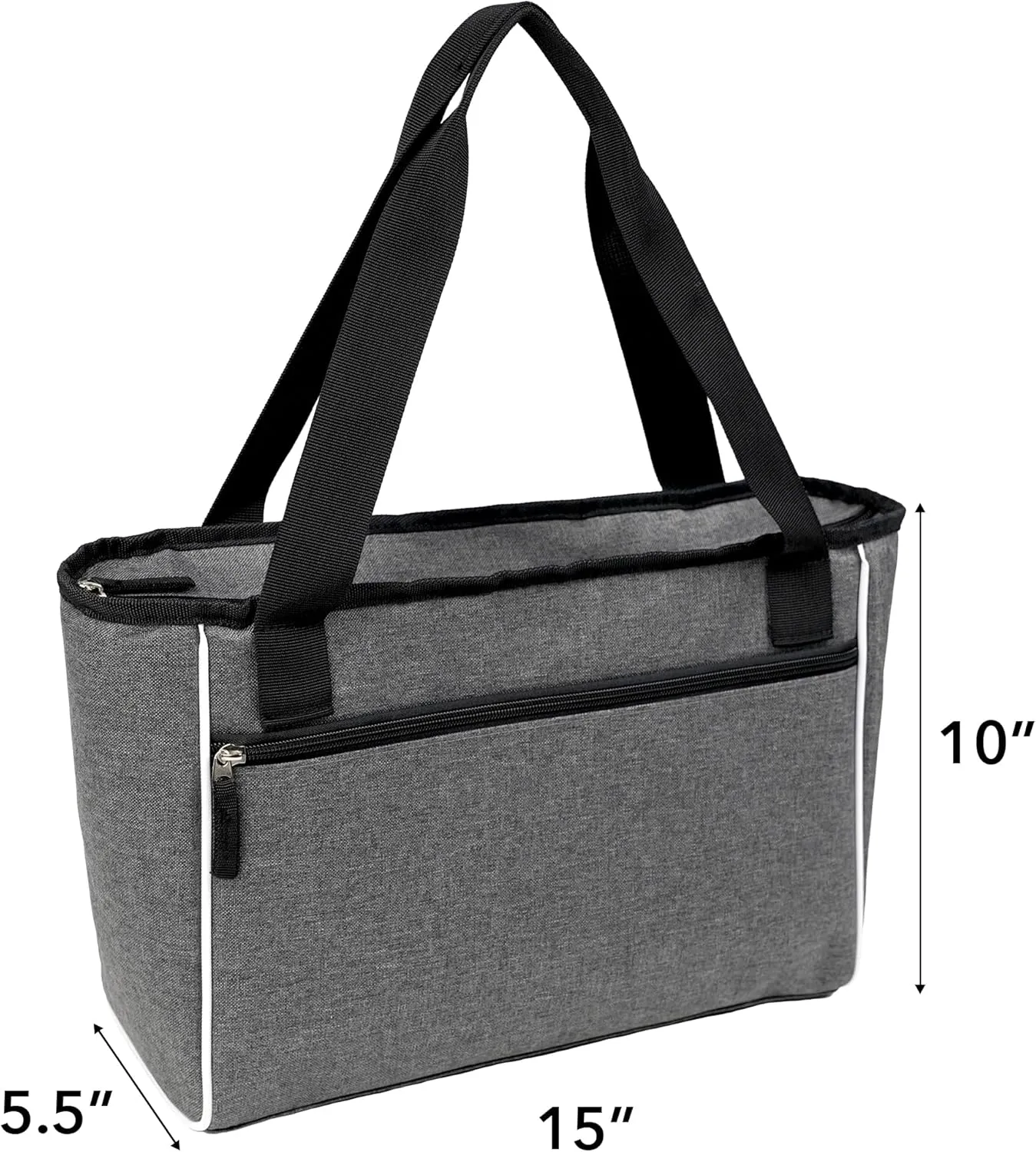 Popfunk Master 2 Collection Soft Sided Insulated Tote Cooler Bag, Lightweight, Thermal and Reusable for Grocery, Picnic, Beach, Work