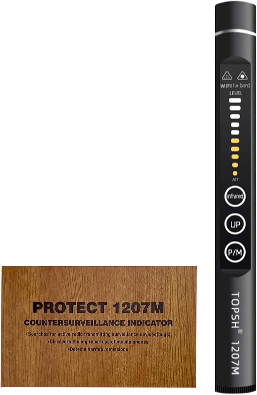 Portable Hidden Camera Detectors & GPS Tracker Detectors,Bug Anti Spy Camera Finder Detectors with 5 Sensitivity Modes,Hidden Bug Sweeper and Camera Detector for Home, Office, Travel, Hotels