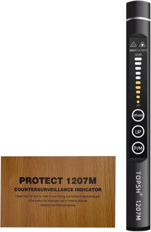Portable Hidden Camera Detectors & GPS Tracker Detectors,Bug Anti Spy Camera Finder Detectors with 5 Sensitivity Modes,Hidden Bug Sweeper and Camera Detector for Home, Office, Travel, Hotels