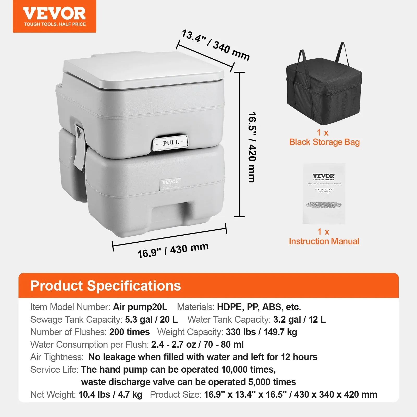 Portable Toilet for Camping