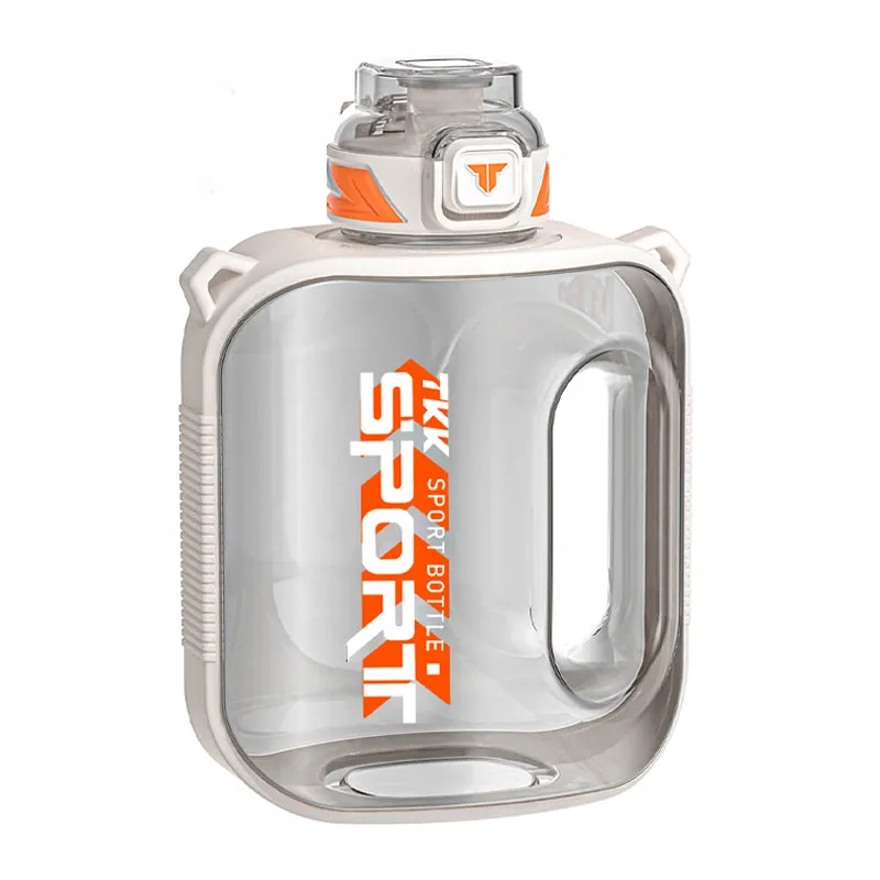 Premium Sports Water Bottle – 1/1.6/2L TRITAN Fitness Bottle, Leak-Proof, BPA-Free, Heat & Cold Resistant, Ergonomic Spout, Easy Carry Lanyard for Hiking, Gym, Outdoor Travel, and Daily Use