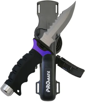 Promate KF510-Purple, Sharp Tip Stainless Steel Knife