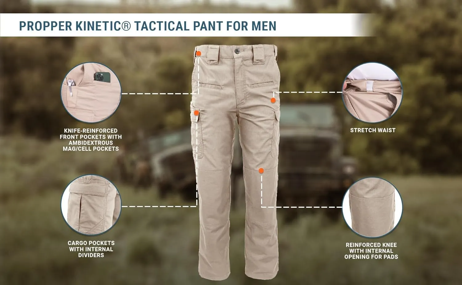 Propper Men's Kinetic Tactical Cargo Pants