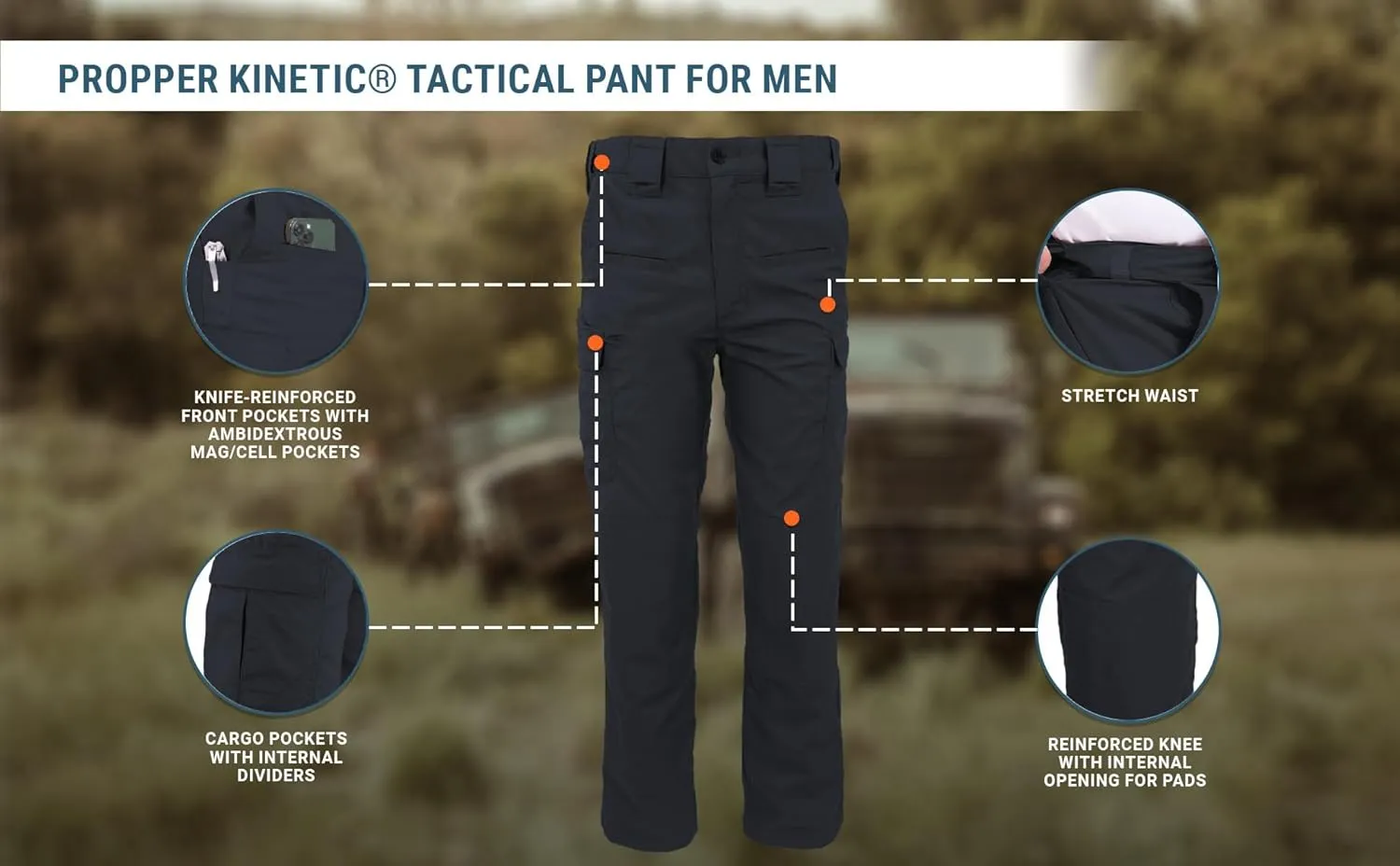 Propper Men's Kinetic Tactical Cargo Pants