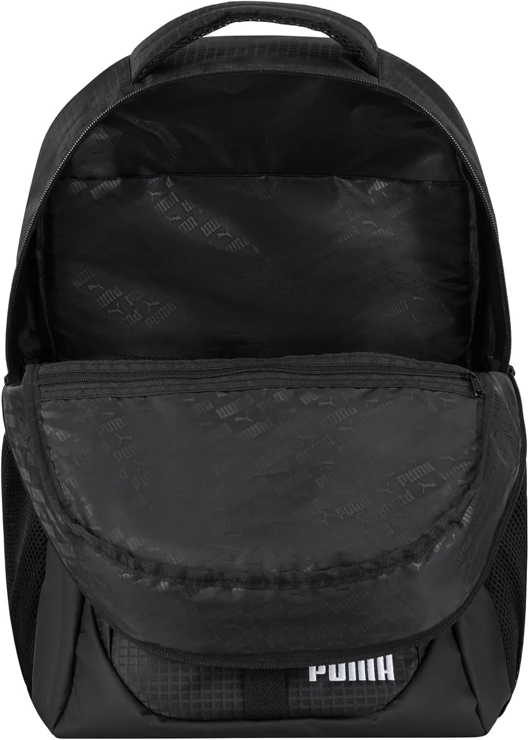 PUMA Strategy Backpack, Black/White, Large