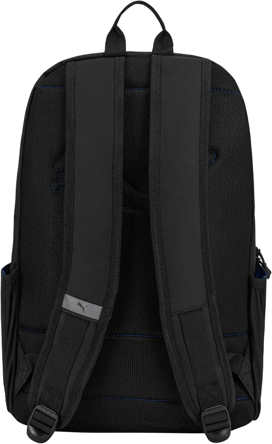 PUMA Unisex Kid's Rally Backpack, Black/Vivid Blue, Large