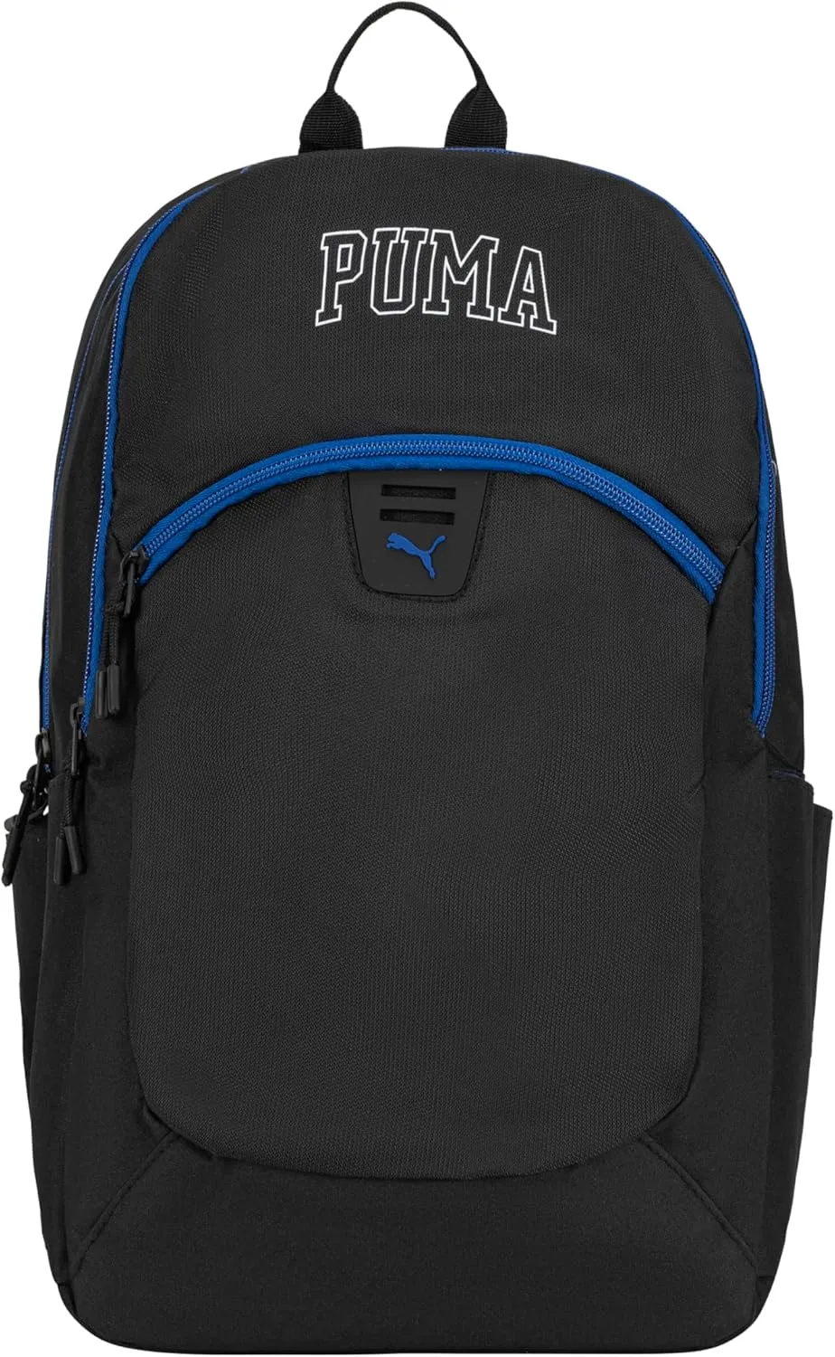 PUMA Unisex Kid's Rally Backpack, Black/Vivid Blue, Large