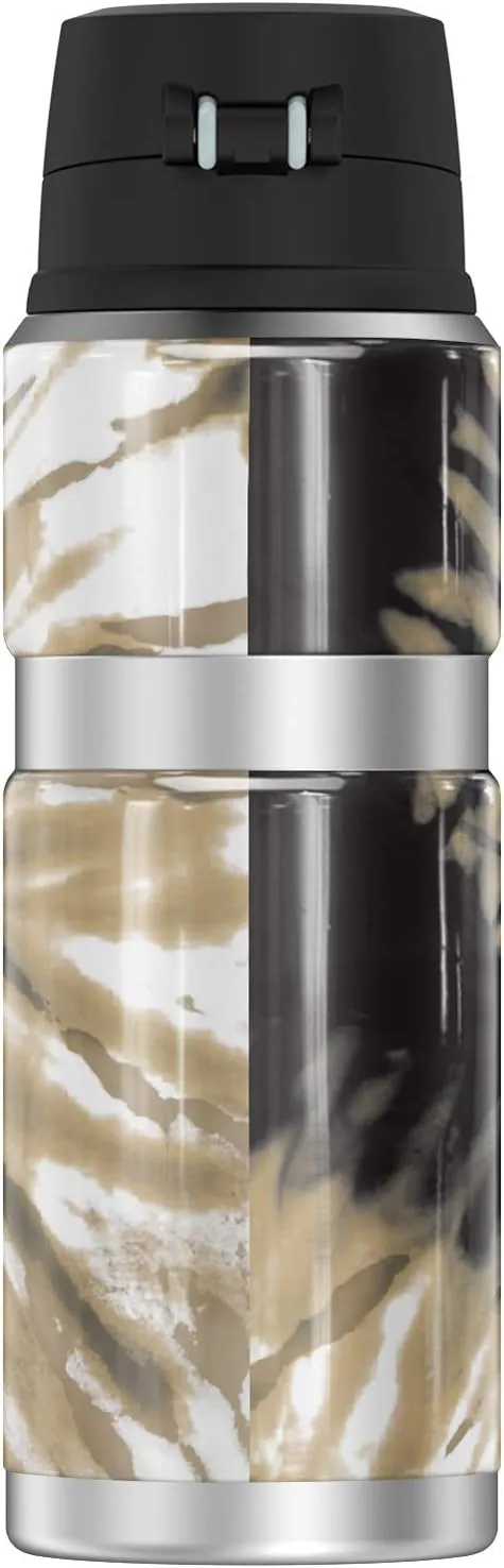 Purdue University Tie-Dye THERMOS STAINLESS KING Stainless Steel Drink Bottle, Vacuum insulated & Double Wall, 24oz