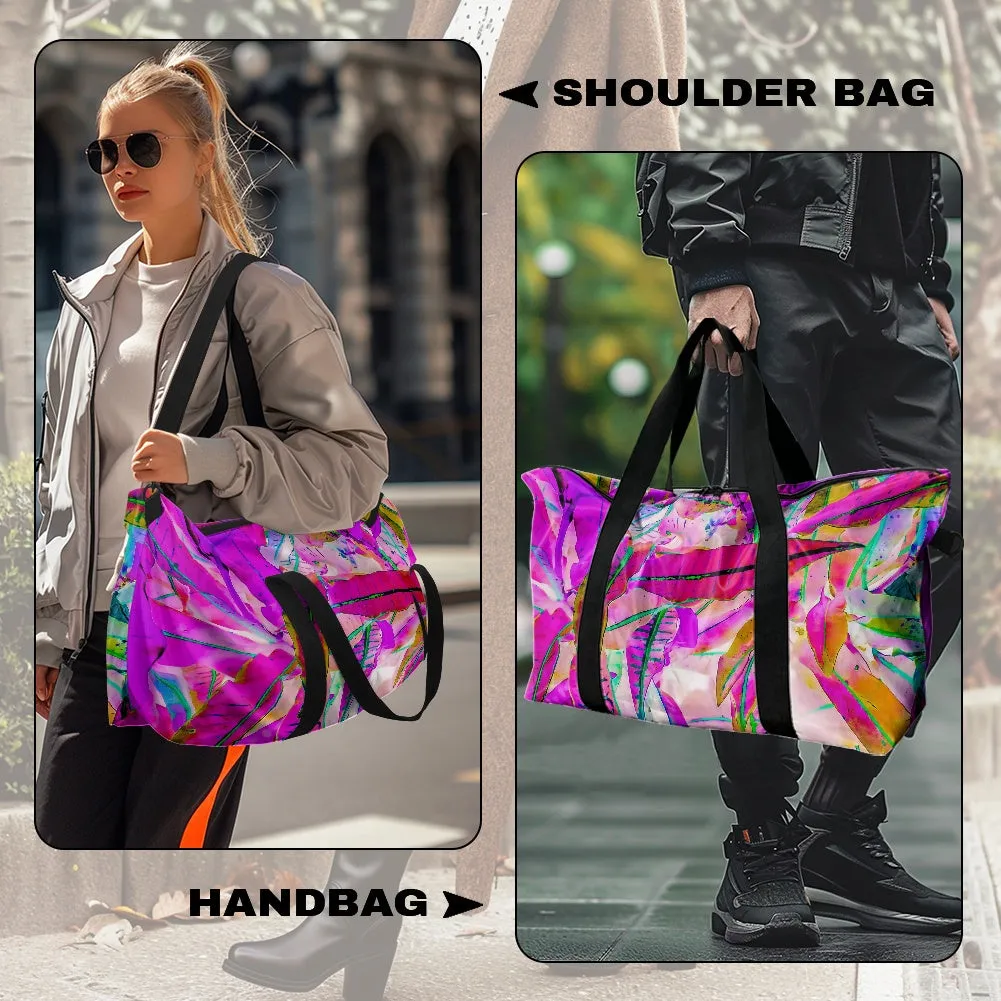Purple Croton Lightweight luggage