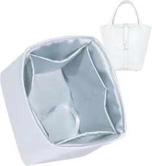Purse Organizer for Picotin 18/22,Silky Smooth Insert,Lightweight Inside Bag,Luxury Handbag Storage(Picotin 18,Blue Pale)