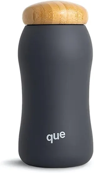 que Factory The Insulated Bottle (Metallic Charcoal, 17 oz.)