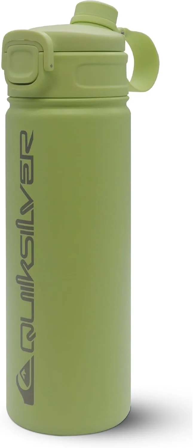 Quiksilver Insulated Stainless Steel Tumbler 24oz, Triple Wall Vacuum Sealed Travel Mug with Leak Proof Lid, Quick Straw & Chug Opening, Reusable Coffee Cup & Sports Water Bottle, 24Hr Cold / 12Hr Hot