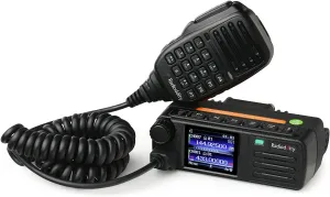 Radioddity DB-25D Pro Dual Band DMR Mobile Radio, 20W VHF UHF Ham Amateur Radio Digital Transceiver with GPS APRS, 4000CH 500,000 Contacts, Dual Time Slot Tier II Vehicle Car