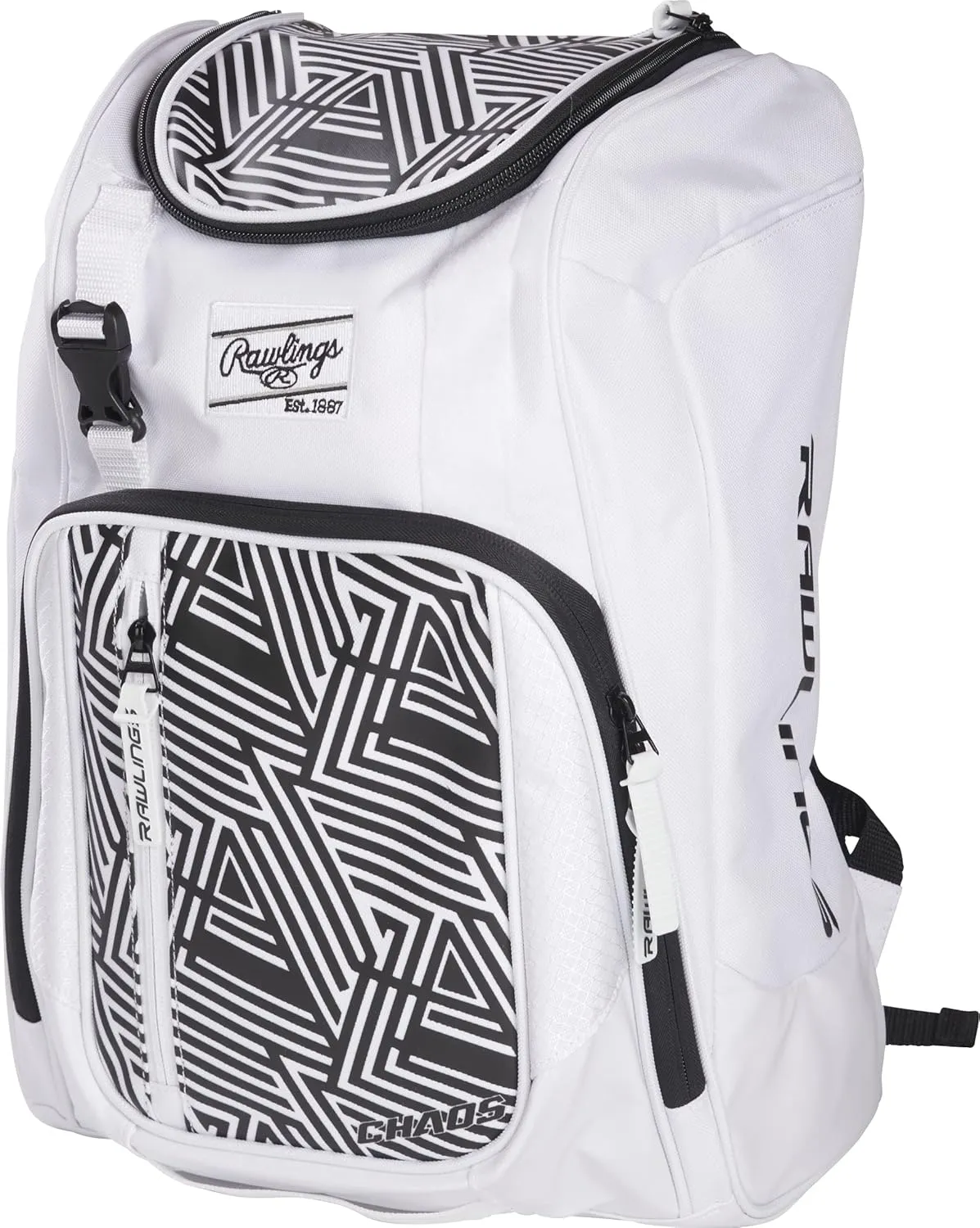Rawlings | CHAOS Backpack Bag Series | T-Ball & Youth | Baseball & Fastpitch Softball | Multiple Colors