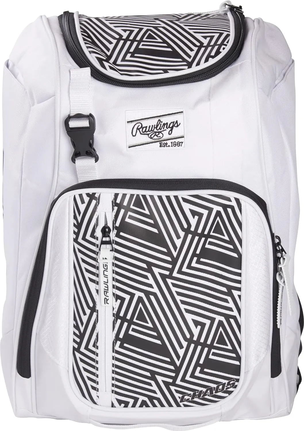Rawlings | CHAOS Backpack Bag Series | T-Ball & Youth | Baseball & Fastpitch Softball | Multiple Colors