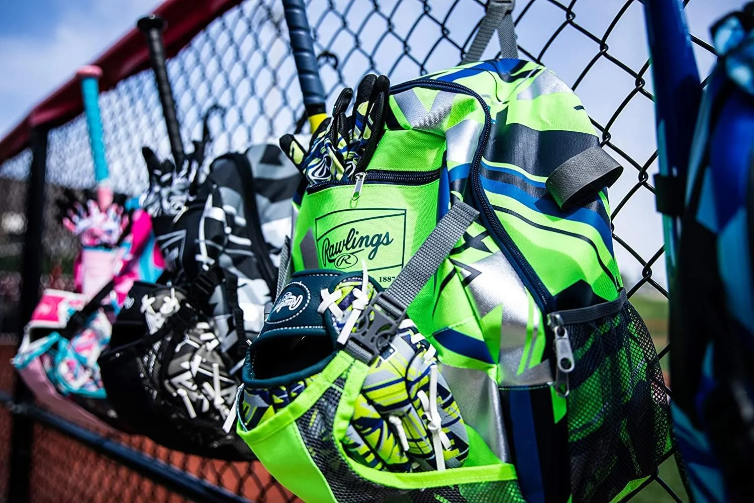 Rawlings | REMIX T-Ball & Youth Backpack Equipment Bag | Baseball/Softball | Multiple Colors