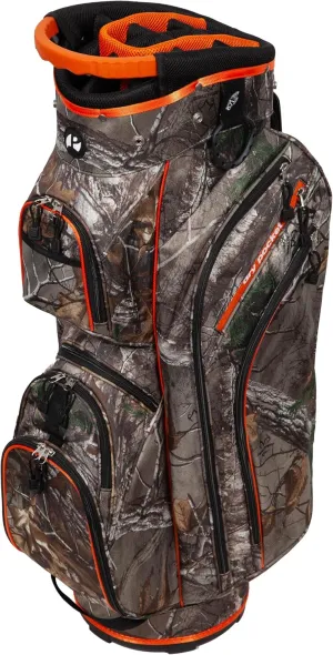 Realtree 3.0 Golf Cart Bag (14 Way Club Organizer, Strap, Handle, Dry & Cooler Pocket, Rain Cover)