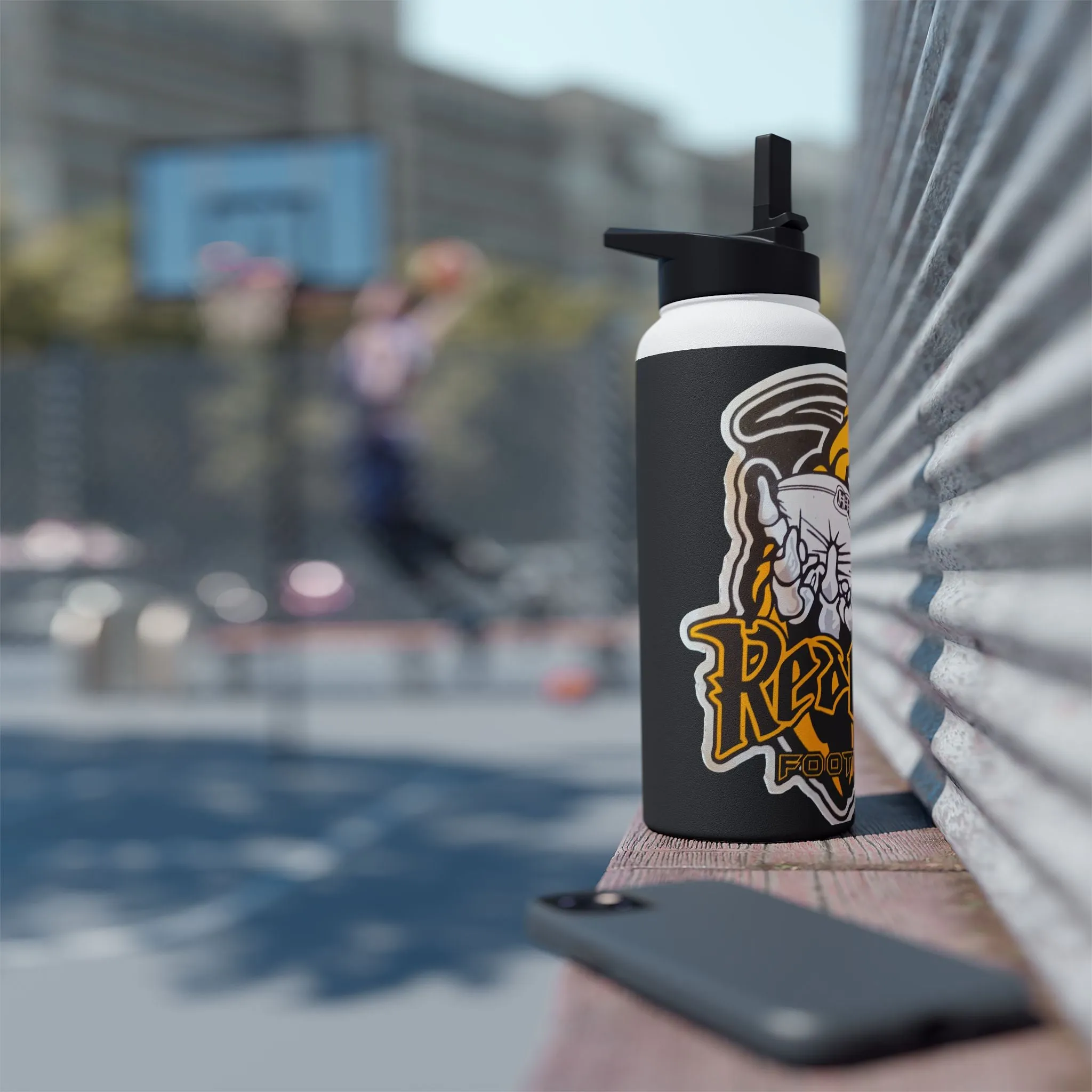Reapers Football Stainless Steel Water Bottle
