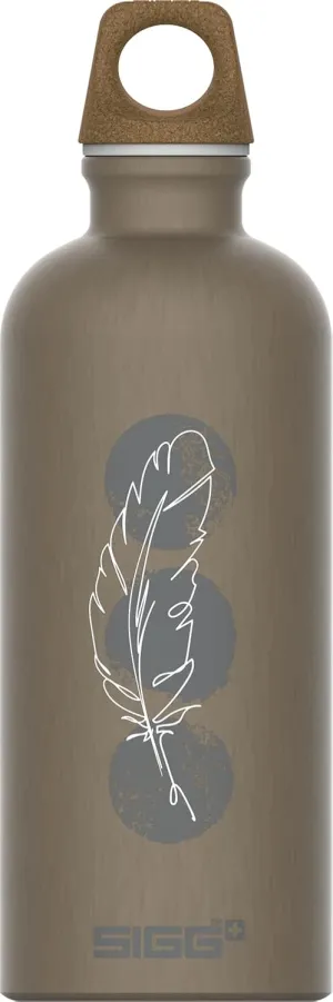 Recycled Metal Water Bottle - Traveller MyPlanet - Made in Switzerland - Carbonated Drinks - Lightweight 20, 34Oz