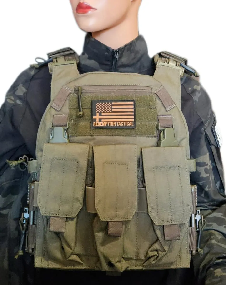 Redemption Tactical Archangel 2.0 Tactical Vest with Zippered Flatpack and Side Cummerbund Pockets