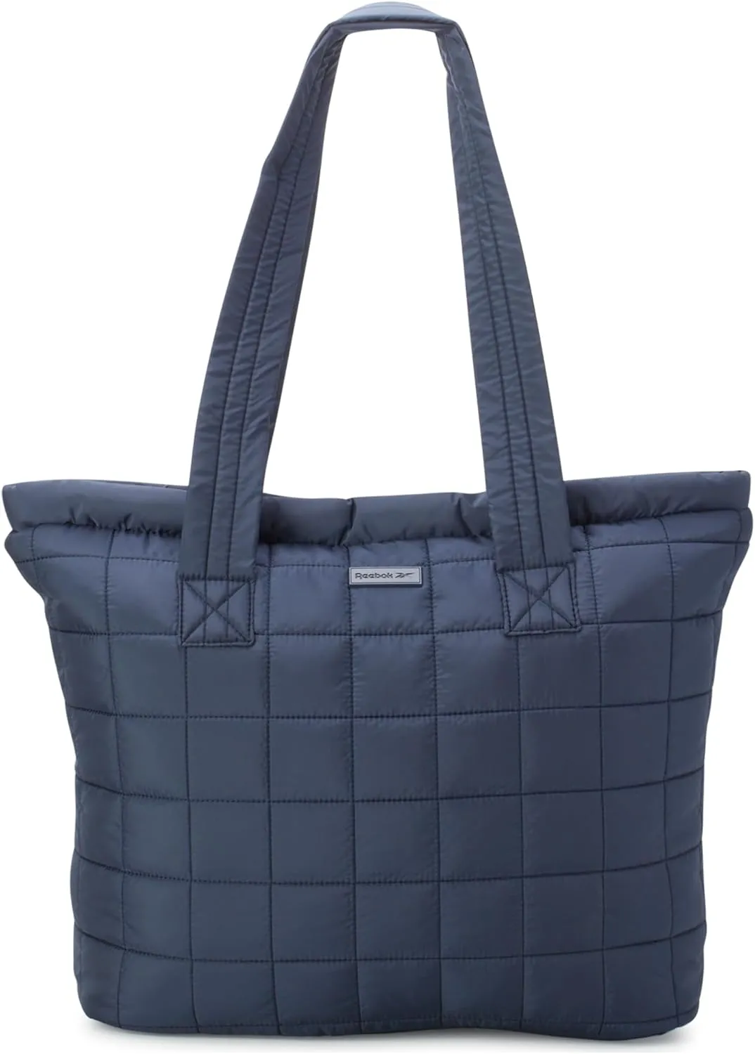 Reebok Womens Tote Bag - Lightweight Quilted Carry On Puffer Tote Bag for Women for Gym, Work, Travel, and Everyday Use