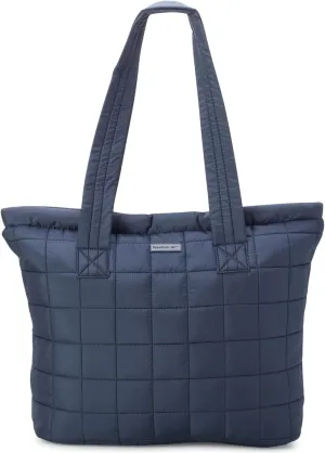 Reebok Womens Tote Bag - Lightweight Quilted Carry On Puffer Tote Bag for Women for Gym, Work, Travel, and Everyday Use