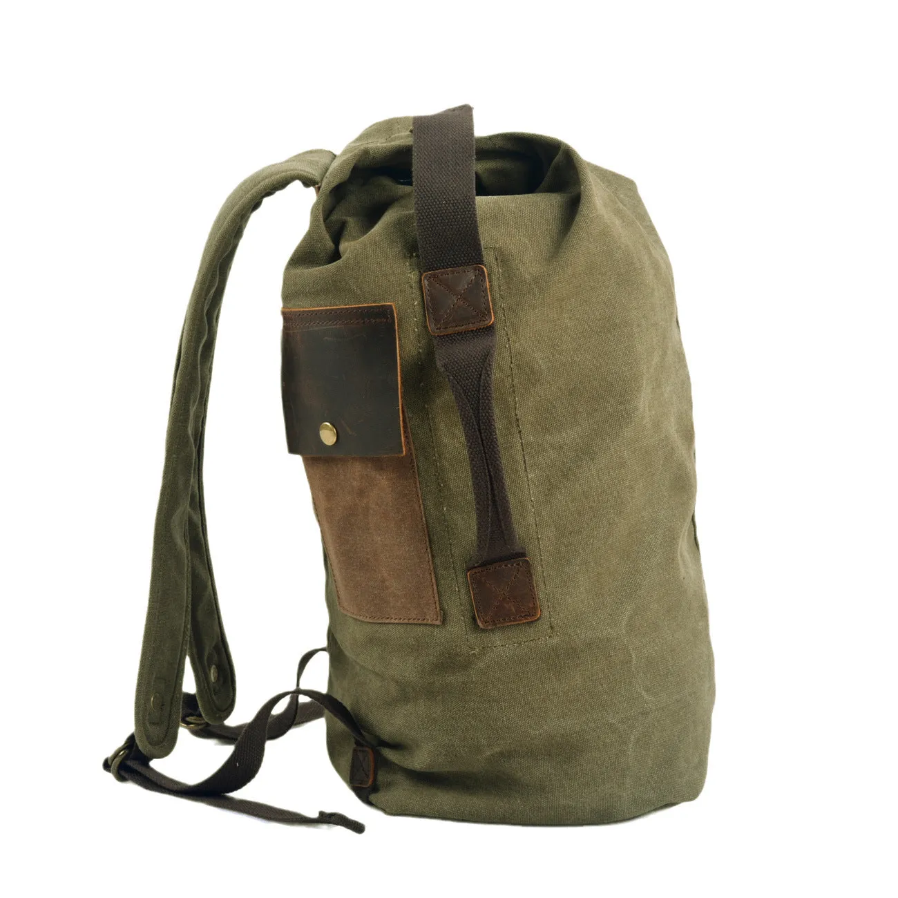 Retro Canvas Rucksack - Large Capacity Travel & Sports Backpack