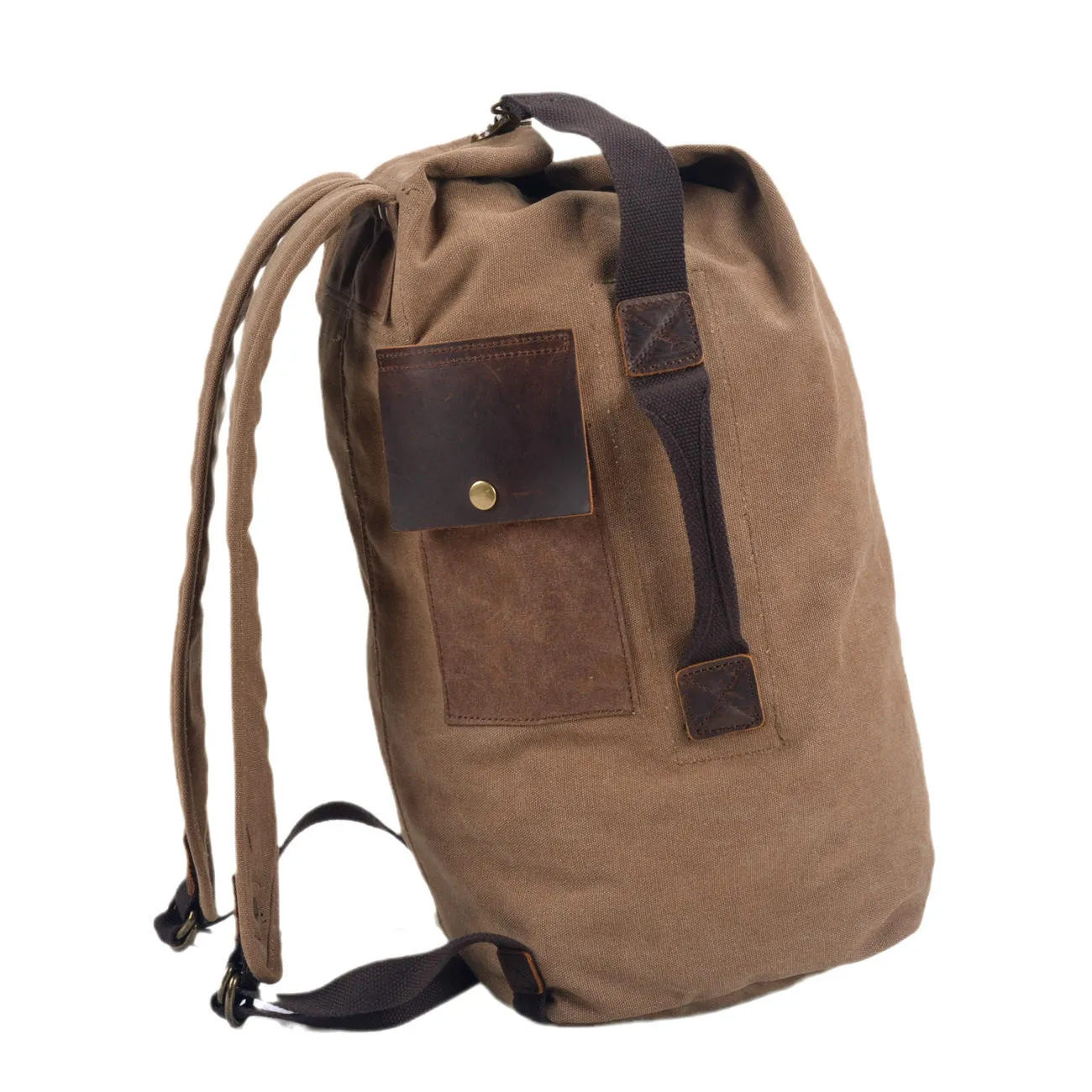 Retro Canvas Rucksack - Large Capacity Travel & Sports Backpack