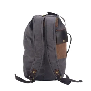 Retro Canvas Rucksack - Large Capacity Travel & Sports Backpack