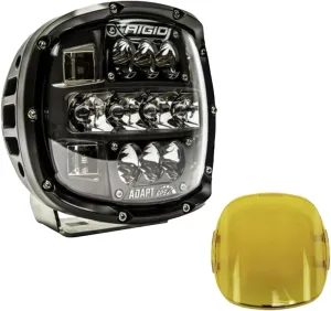 RIGID INDUSTRIES – 300414 Adapt XP Extreme Powersports LED Light with 3 Lighting Zones – GPS Module – Single Light