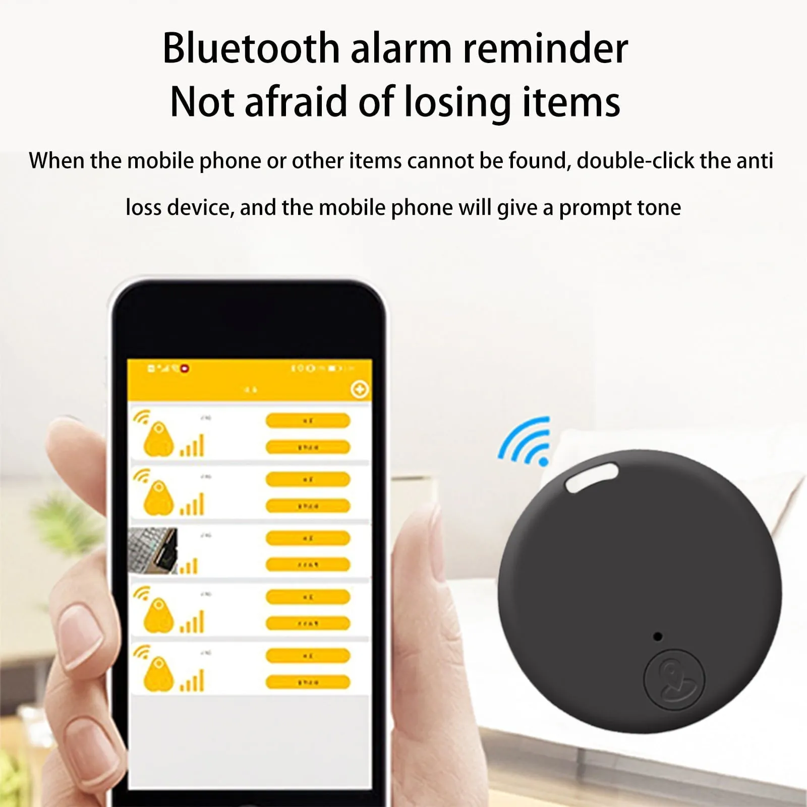 RKSTN Portable GPS Tracking Bluetooth 5.0 Mobile Key Tracking Smart Anti-Loss Device Waterproof Device Tool Pet GPS Locator Bluetooth Tracer For Pet Keys Wallet Bag