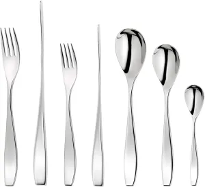 Robert Welch VISBR1099V/84 Cutlery Set, Stainless Steel, 1 x 84 Piece Set
