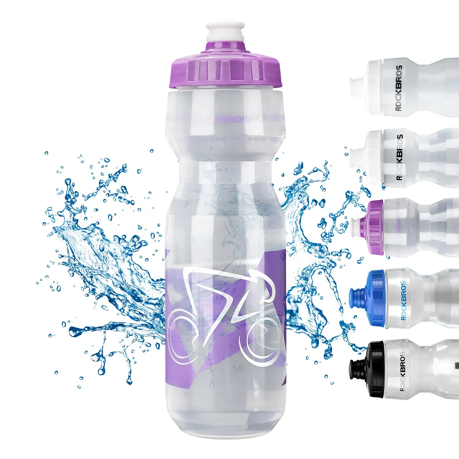 ROCKBROS Bicycle Water Bottle 750 ml Sports Drinks Bottle BPA-Free